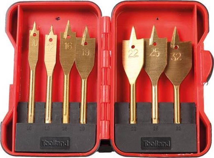 Toolland Set Speedboren Titanium Coating 7-Delig