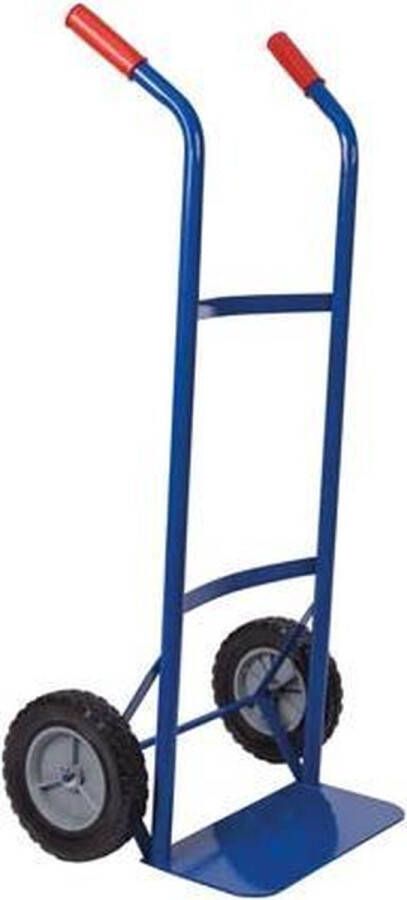 Toolland Steekwagen met ergonomische handgrepen staal blauw laadvermogen 80 kg