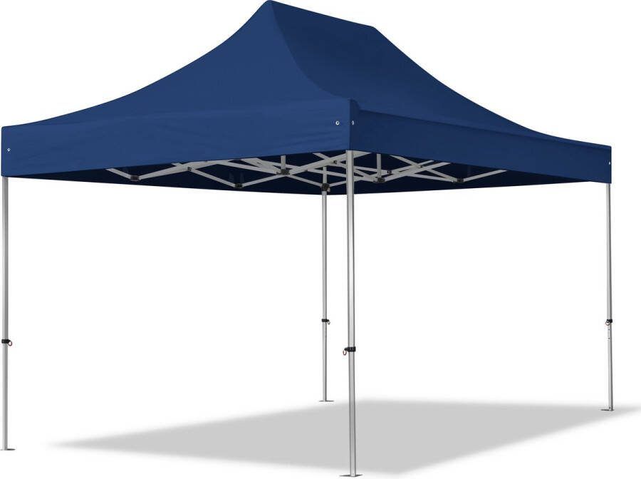 TOOLPORT 3x4 5 m Easy Up partytent Vouwpaviljoen PROFESSIONAL alu 40mm blauw