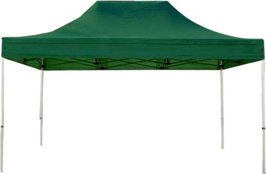 TOOLPORT 3x4 5 m Easy Up partytent Vouwpaviljoen PROFESSIONAL alu 40mm donkergroen