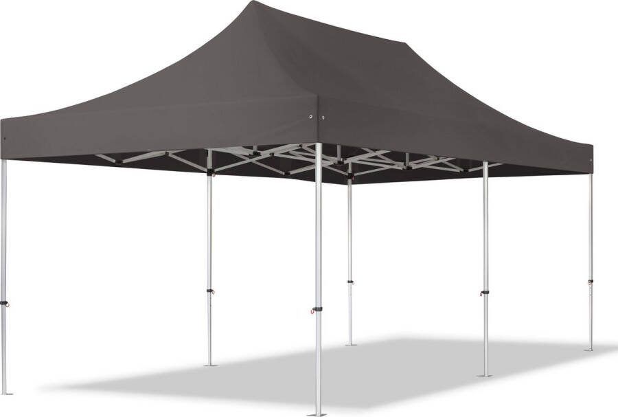 TOOLPORT 3x6 m Easy Up partytent Vouwpaviljoen PROFESSIONAL alu 40mm donkergrijs