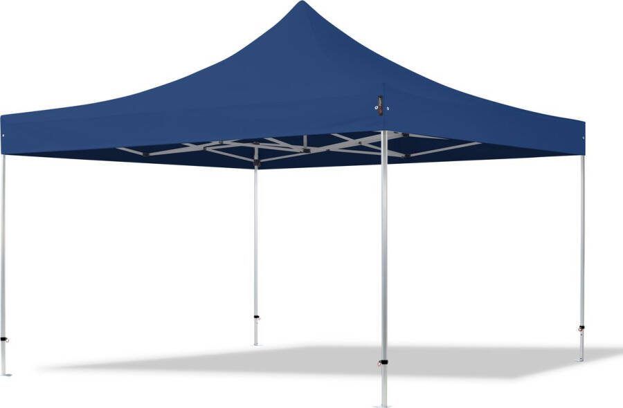 TOOLPORT 4x4 m Easy Up partytent Vouwpaviljoen PROFESSIONAL alu 40mm blauw
