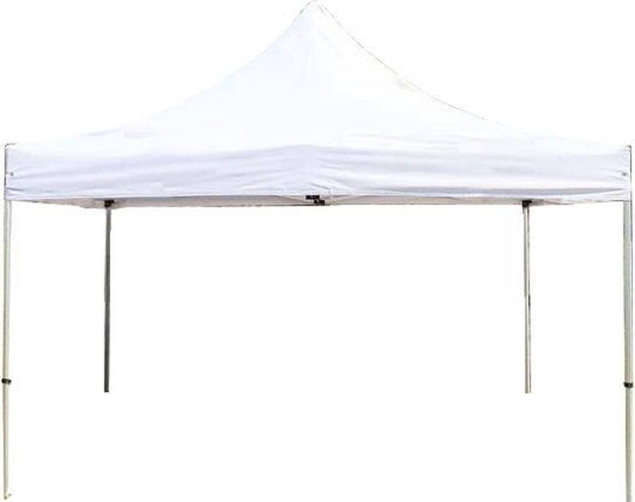 TOOLPORT 4x4 m Easy Up partytent Vouwpaviljoen PROFESSIONAL alu 40mm wit