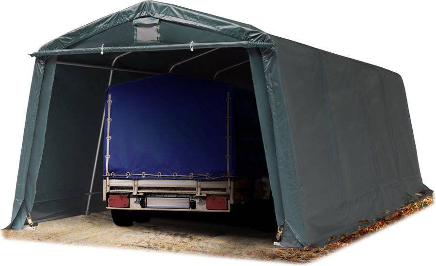 TOOLPORT Garagetent 3 x 6 2 m carport ca. 500 g m² PVC-zeil weidetent beschutting opslagtent garage groen