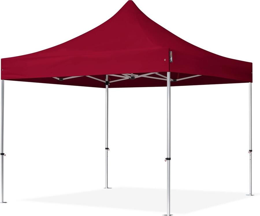 TOOLPORT 3x3 m Easy Up partytent Vouwpaviljoen PROFESSIONAL alu 40mm rood
