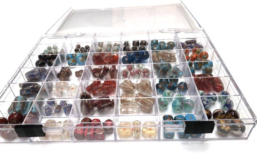 Top-Hobby Giga Hand-made Jewelry Kralen Bewaardoos met circa 290 Stuks jewelry kralen