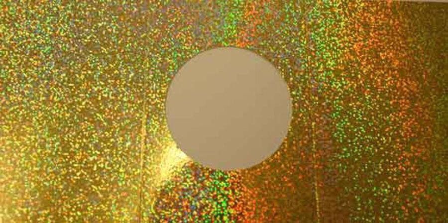 Top-Hobby Rond Passe Partout Kaarten – Holografisch Goud – 3delig 40 Kaarten met 40 Enveloppen – Maak wenskaarten voor elke gelegenheid