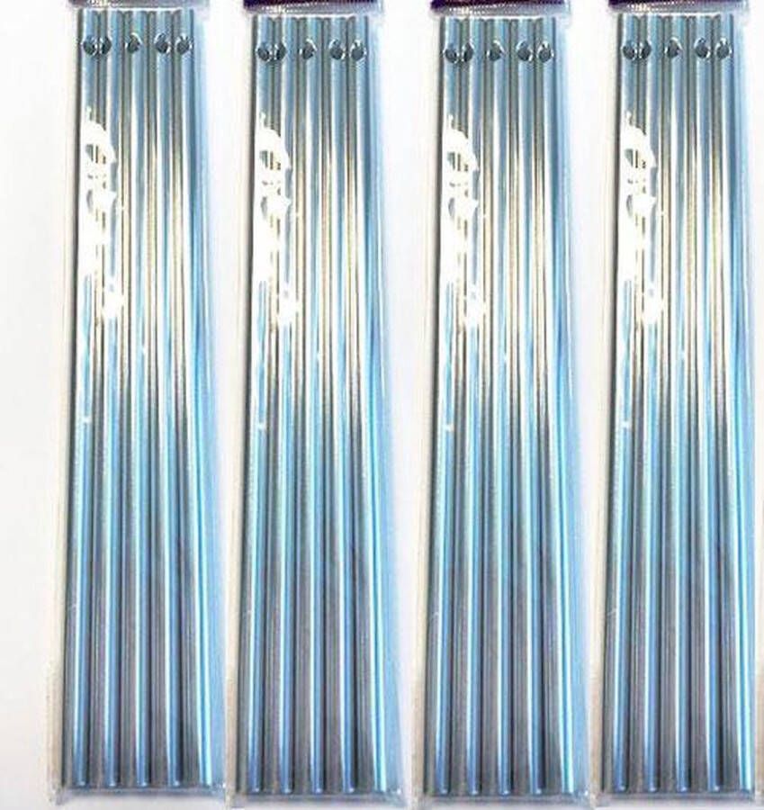 Top-Hobby Windgong Tubes DIY Zilverkleurig Aluminium 6mm x 17cm 20 Tubes