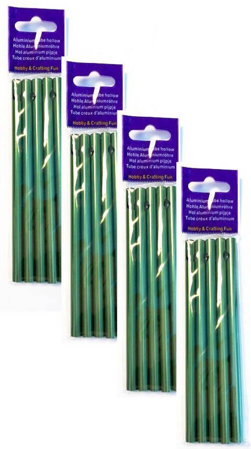 Top-Hobby Windgong Tubes Groen 20 Stuks 6mm x 14cm Maak je eigen Windgong door middel van deze klankstaafjes