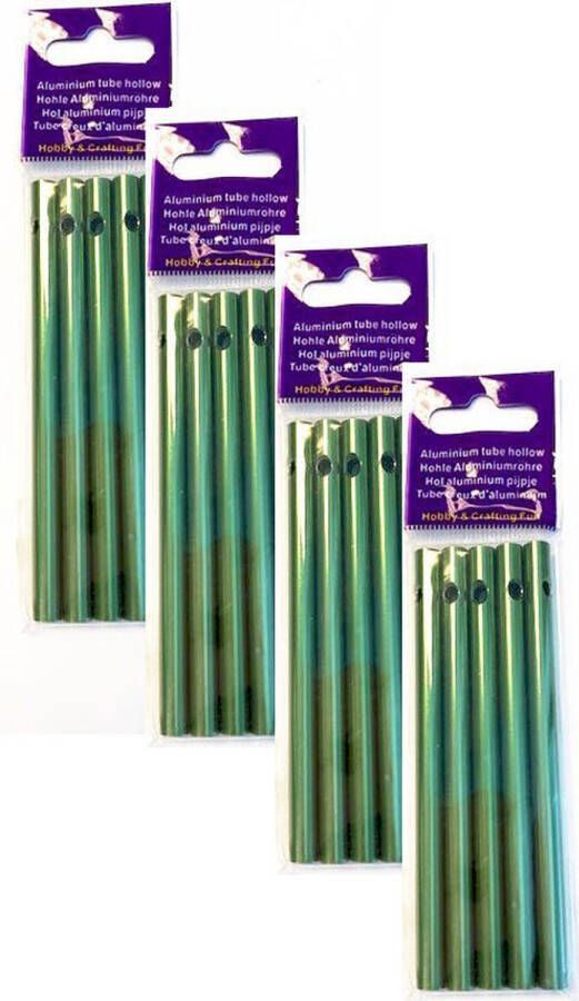 Top-Hobby Windgong Tubes Groen 20 Stuks 6mm x 9cm Maak je eigen Windgong door middel van deze klankstaafjes
