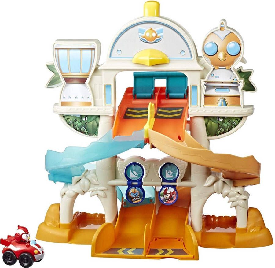 Top Wings Playskool Nicelodeon jr. Top Wing Academy racebaan auto speelset garage