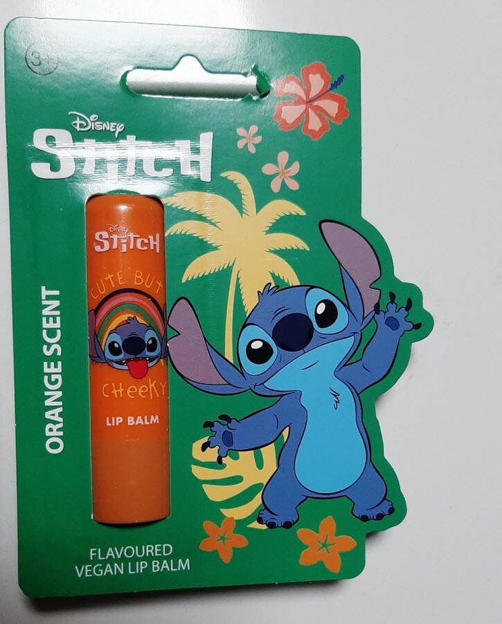 Topbrands Europe B.V. Disney lippenbalsem Stitch lipbalm 4 3 gram orange sinaasappel
