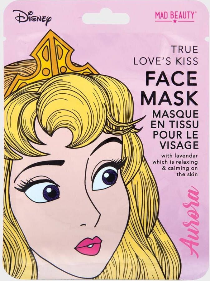 Topbrands Europe B.V. Disney Princess sleeping beauty Face sheet mask gezichtsmasker prinses doornroosje 20 ml tissue masker aardbei strawberry