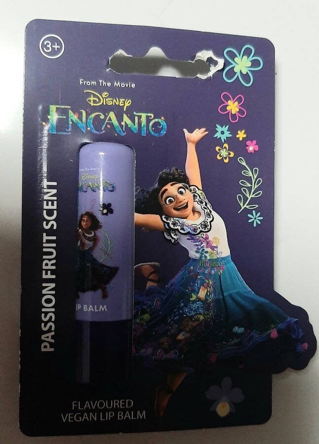 Topbrands Europe B.V. Disney vegan lippenbalsem Encanto Passion fruit Mirabel 4 3 gram lipbalm lipstick passievrucht