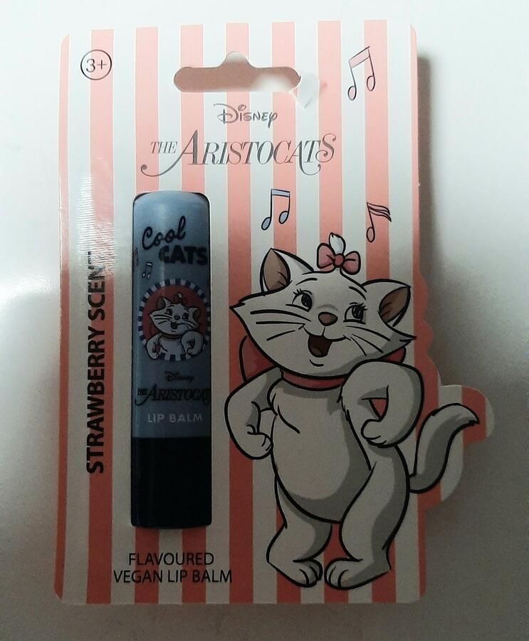 Topbrands Europe B.V. lippenbalsem Disney 4 3 gram strawberry aardbei vegan the Aristocats Marie