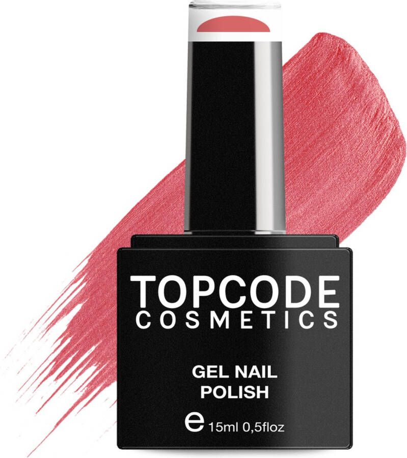 TOPCODE Cosmetics Gellak van Light Coral #MCRE69 15 ml Gel nagellak