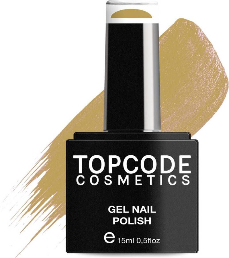 TOPCODE Cosmetics Gellak van Reef Gold #TCGR20 15 ml Gel nagellak