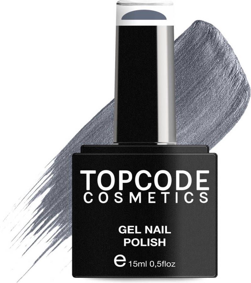 TOPCODE Cosmetics Gellak van Wedgewood Grey #TCKE08 15 ml Gel nagellak