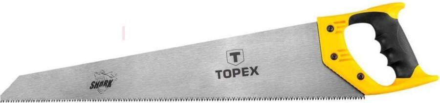 Topex Handzaag 500mm 7 TPI Met Beschermhoes Fast Cut Extra Geharde Tanden