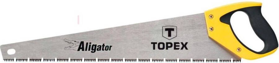 Topex handzaag 500mm aligator 7 tpi fast cut extra geharde tanden 10a451