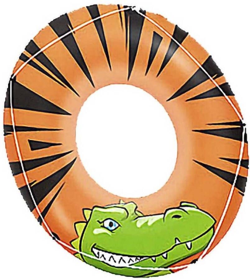 TopGoed Oneiro s Luxe Bestway Zwemband River krokodil 119cm zomer – tuin – spelen speelgoud – buitenspeelgoed – zwembad – zwemmen – zomer – intex – tuinaccessoires – koelen