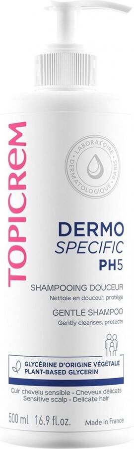 TOPICREM 3700281702323 shampoo Unisex Voor consument 500 ml