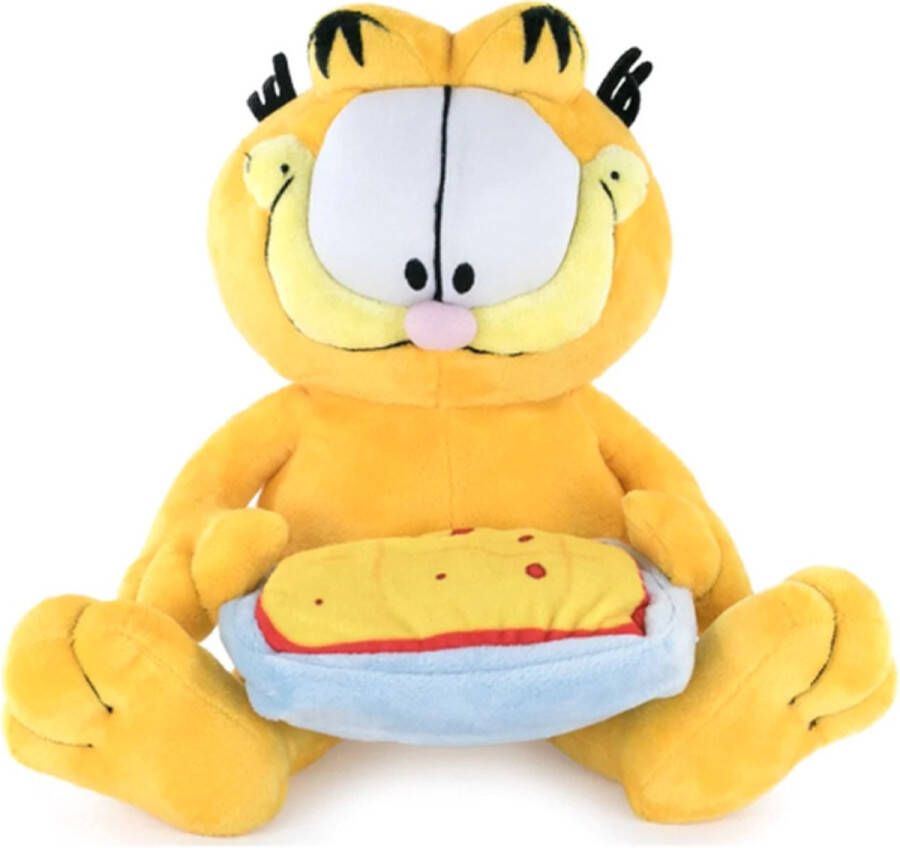 Garfield met Lasagne Pluche Knuffel 30 cm {Speelgoed Knuffeldier Knuffelpop voor jongens meisjes kinderen Kat Plush Toy}