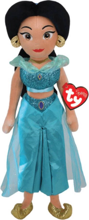 Disney Jasmine Aladdin Pluche Knuffel 40 cm { Alladin The Movie Princes Yasmin Jasmine Alladdin Genie Blauwe Geest Aladdin Jafar Abu Rajah Lago Aladin speelgoed knuffelpop voor kinderen jongens meisjes}