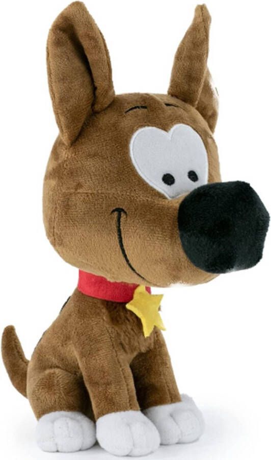 Lucky Luke Rataplan Pluche Knuffel Hond 25 cm {Speelgoed Knuffelpop voor kinderen jongens meisjes Joe Dalton Rataplan bekend van stripboeken comics stripboek stripverhalen