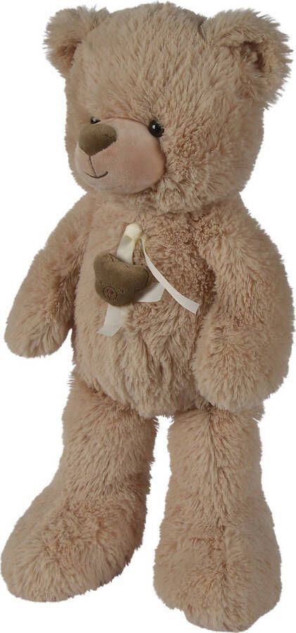 Topknuffels Teddybeer met Strik Pluche Knuffel (Bruin) XXL 100 cm [Bear Beer Beren Plush Toys Knuffeldier Knuffelpop Speelgoed voor kinderen jongens meisjes Extra grote groot XL knuffelbeer voor jong en oud]