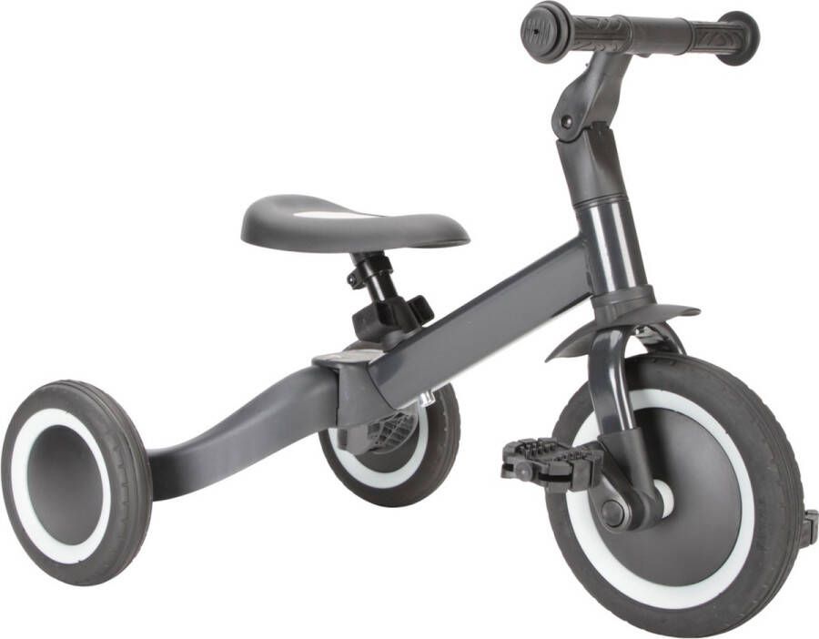 Topmark 4 In1 Driewieler Loopfiets Balance Bike Kaya Antraciet