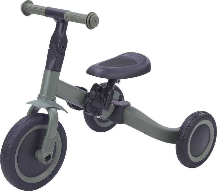 Topmark Kaya 4 in1 Driewieler Loopfiets Balance Bike Groen