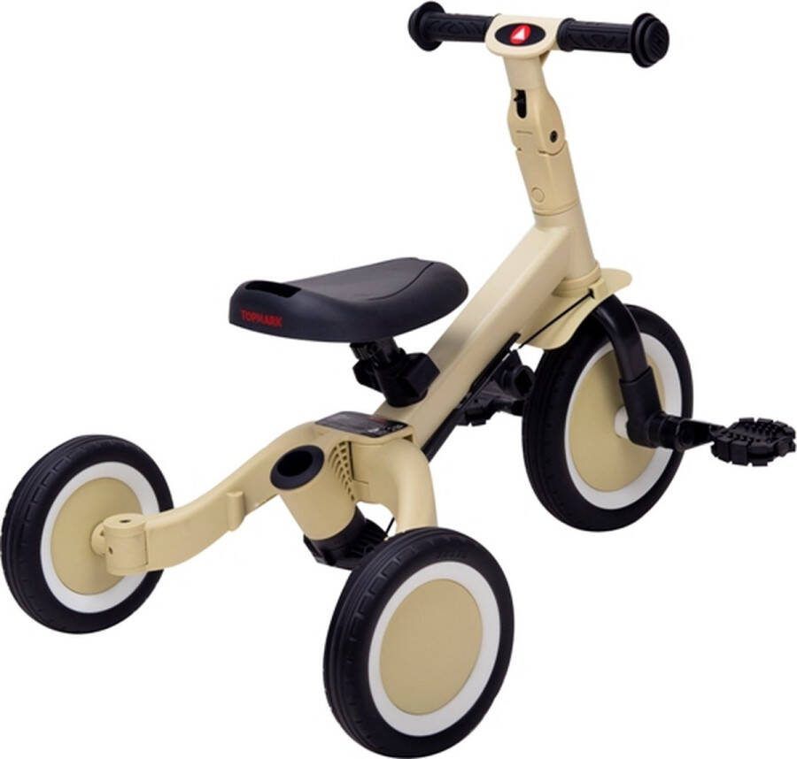 Topmark Lio 4 in 1 Driewieler Met Duwstang Pistache