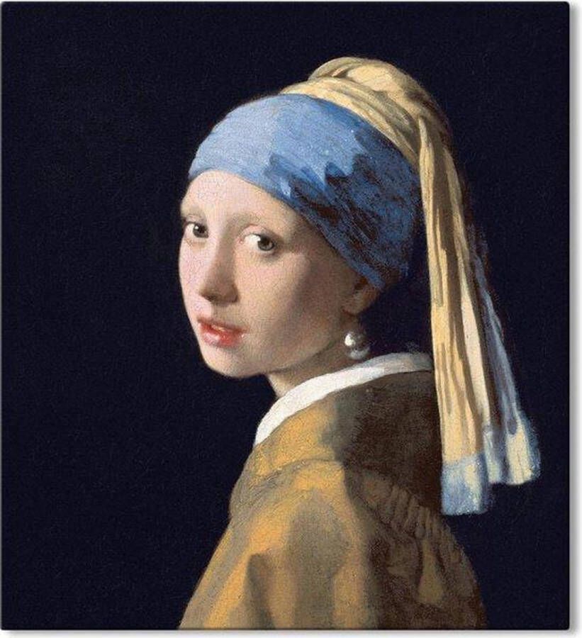 Topmo Meisje met de parel Johannes Vermeer- Schilderij- Diamond painting pakket- 40X50CM HQ Diamond Painting VOLLEDIG dekkend Diamant Schilderen voor Volwassenen – ROND