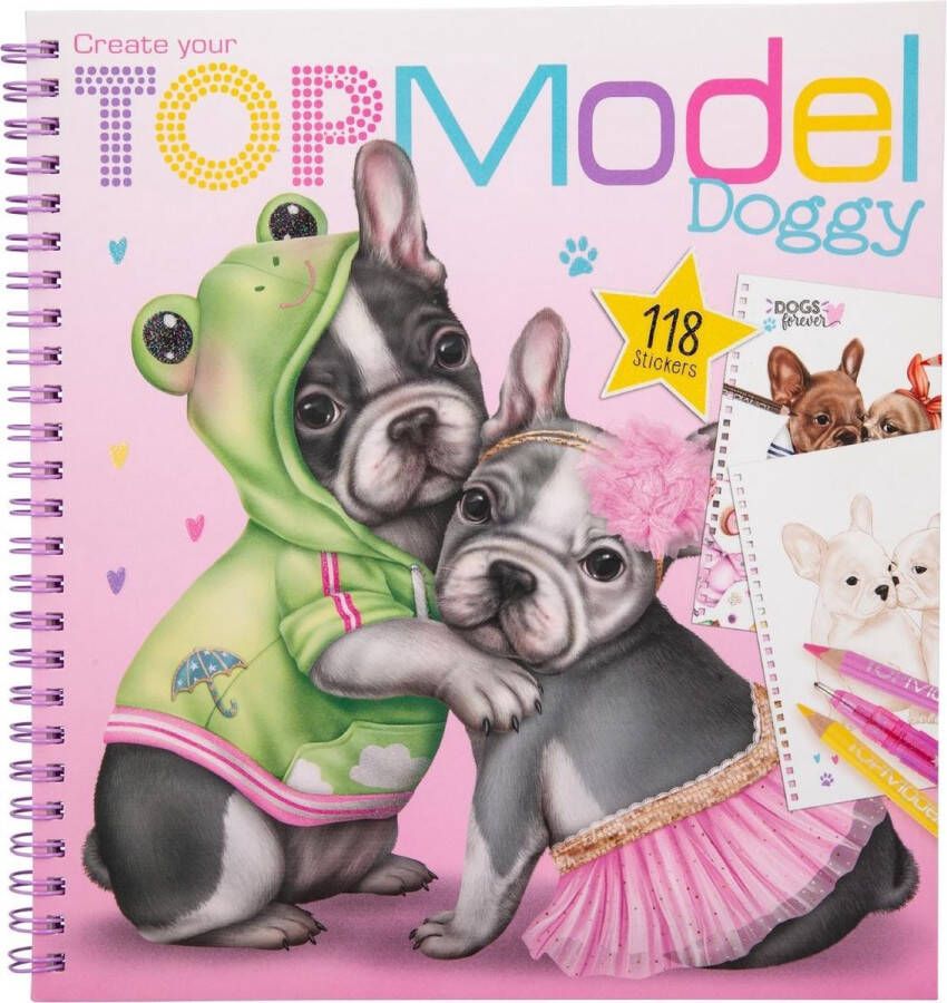 TOPModel Top Model Doggy Colouring Book (0411025) Arts and Crafts Multi