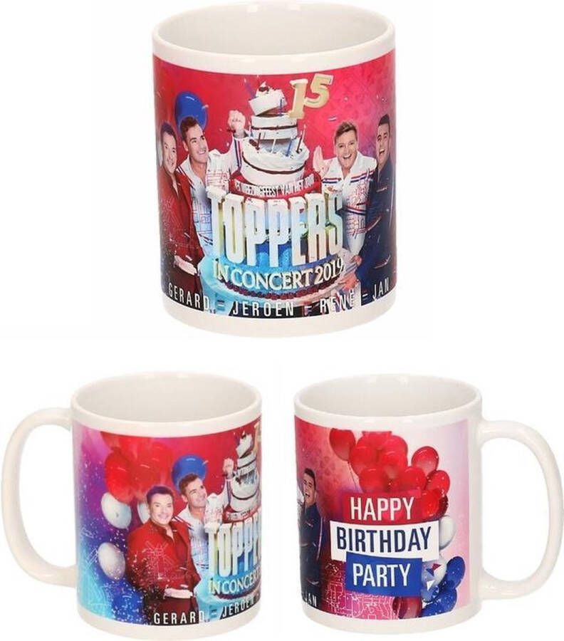 Toppers official merchandise Officieel Toppers in concert mok beker 300 ml Toppers 2019 merchandise