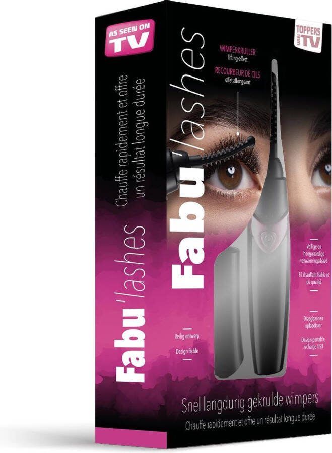 Toppers van TV Fabu lashes – Wimperkruller elektrisch Lash lift Wimperlift