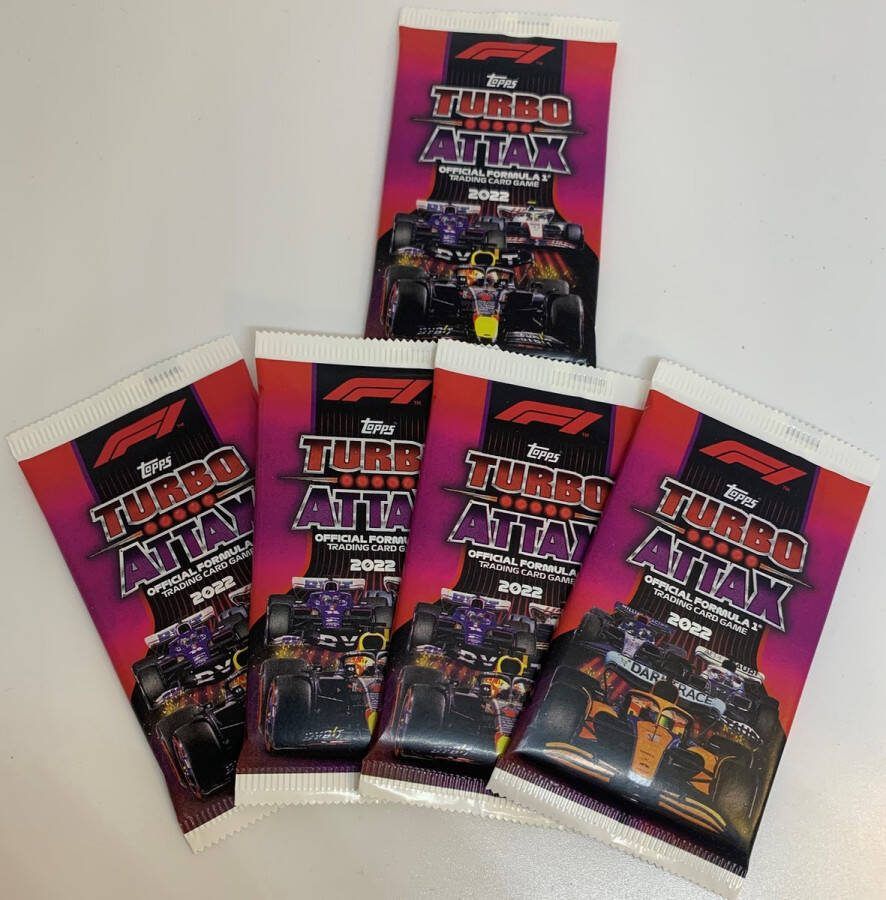 Topps Formule 1 Turbo Attax 2022 Trading Cards 5 pakjes