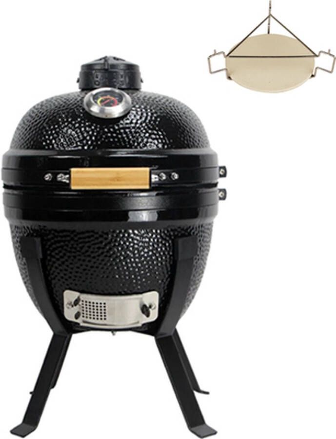 TOPQ Kamado BBQ S + Plate Setter (14 inch 32 cm grillrooster)