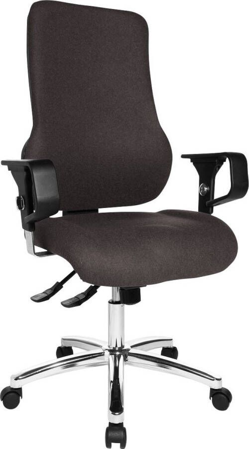 Topstar bureaustoel SITNESS 55 synchroonmechanisme met armleuningen versch. bekledingen