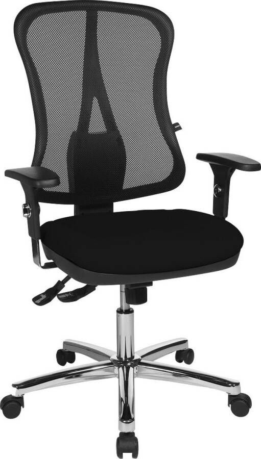 Topstar HEAD POINT DELUXE bureaustoel synchroonmechanisme met armleuningen netrug speciale kuipzitting