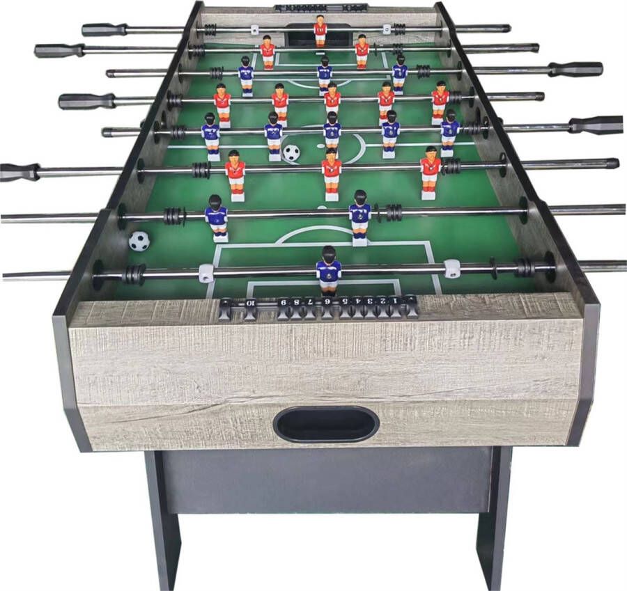 Toptable Kick Fold-Up Wood Opklapbare Voetbaltafel met 16mm stangen