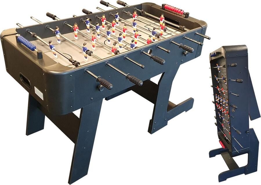Toptable Score Fold-Up Black Opklapbare Voetbaltafel met 13mm Stangen