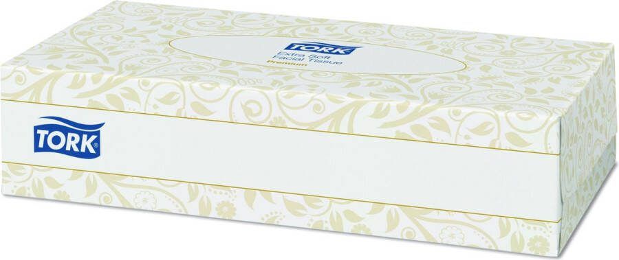 Tork Premium 100-Pak Gezichtsreinigingsdoekjes Extra Soft 2-Laags (30 Stuks) CH571