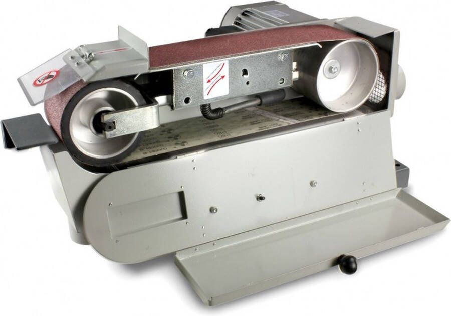 Torros Metaal bandschuurmachine tafelmodel met schuurband 100x1220 mm 19 m s 1 5 kW 3x400V BS100122 400V