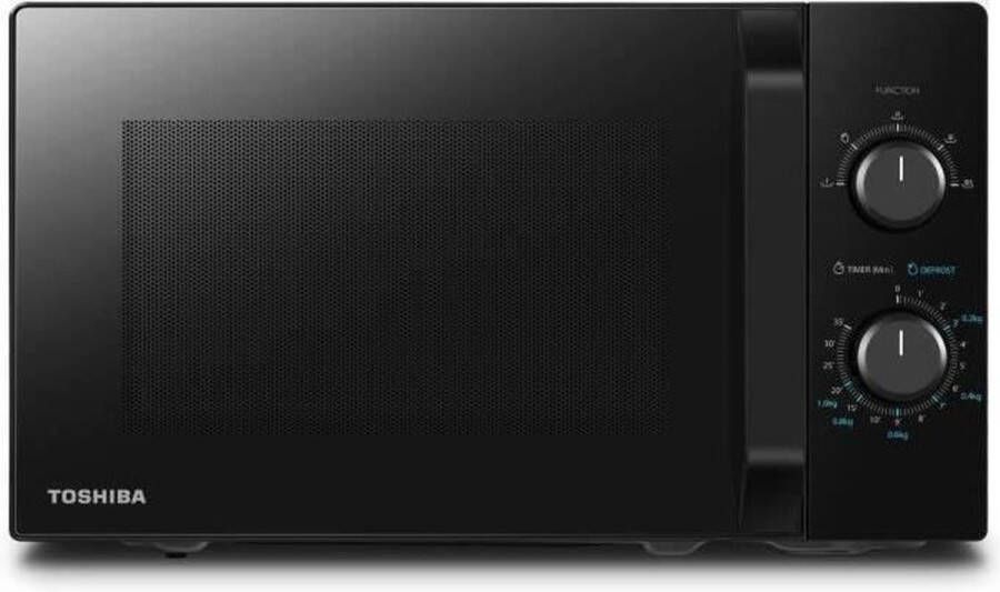 Toshiba Vrijstaande magnetron MW2-MM20P(BK) Zwart 20L 800W