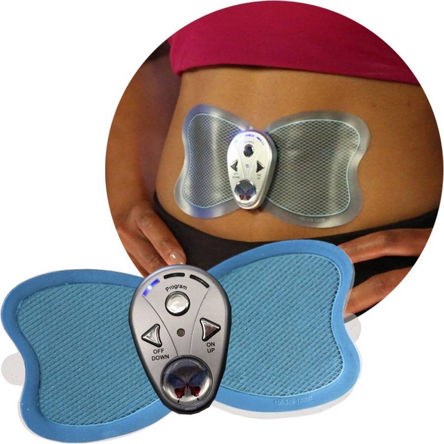Total Toner EMS Buikspiertrainer Ab Trainer ABS Stimulator Oplaadbaar en draadloos Bekend van TV