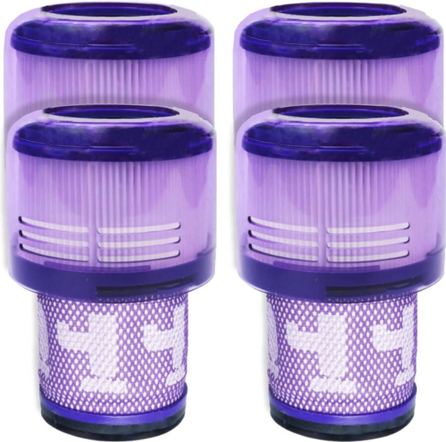 TotalReplace 4 x HEPA filter geschikt voor Dyson V11 V15 Stofzuiger Motor Wasbaar Absolute Pro Total Clean Torque Drive Animal Parquet Vervanging