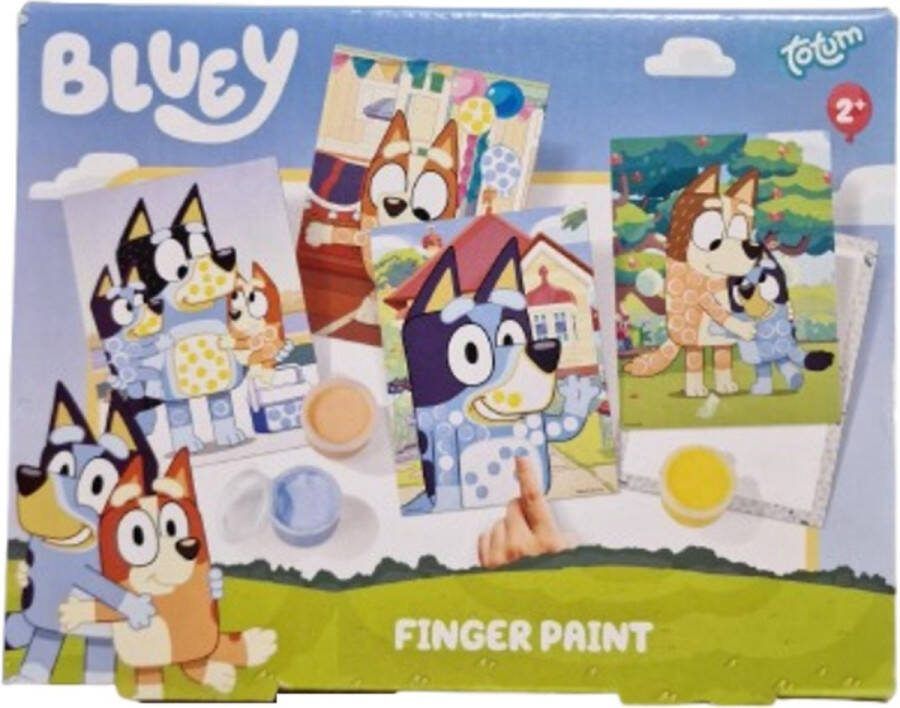 Totum Bluey vingerverf pakket Inclusief verf
