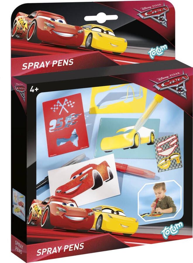 Totum Disney Cars 3 Spray Pens Blaaspennen